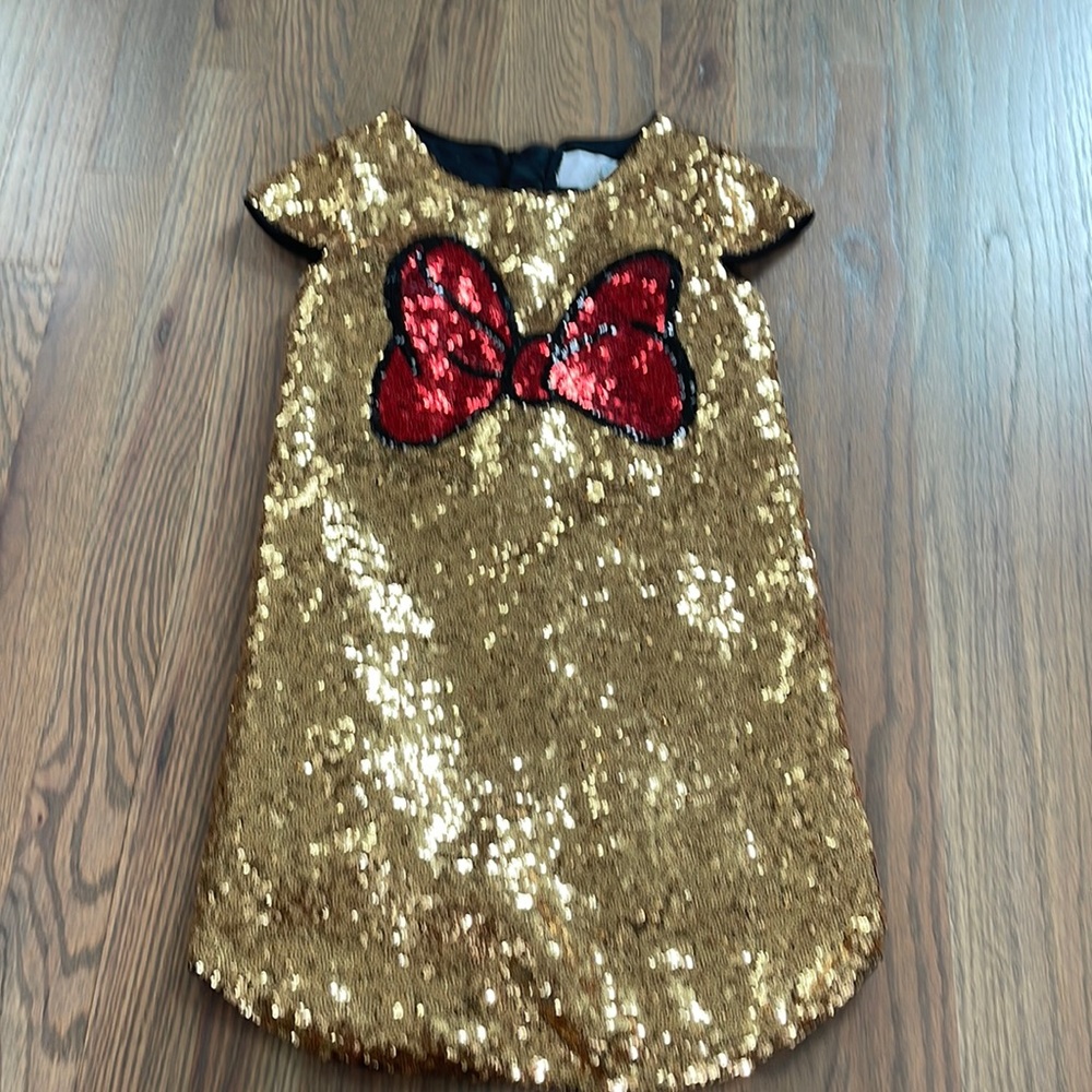 Girls Disney Minnie sequins dress size 5/6